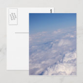 Carte Postale au-dessus des nuages (Devant / Derrière)