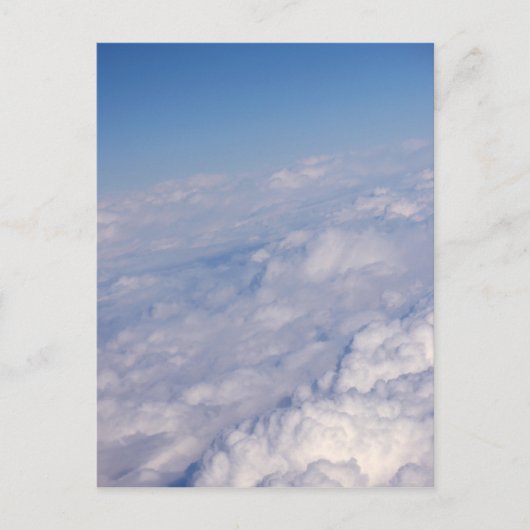 Carte Postale au-dessus des nuages (Devant)