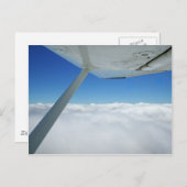 Carte Postale Au-dessus des nuages (Devant / Derrière)