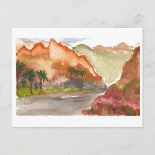 Carte Postale Au fond du désert (Devant)