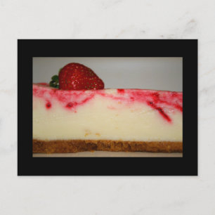Carte postale au fromage à la fraise