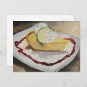 Carte postale au gâteau au fromage (Devant / Derrière)