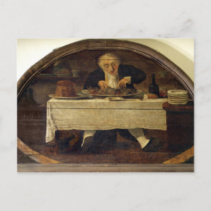 Carte Postale Au Gourmand', panneau de magasin pour Corcellet