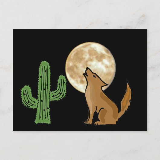 Carte postale AU-Howling Coyote (Devant)