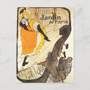 Carte Postale Au Jardin de Paris