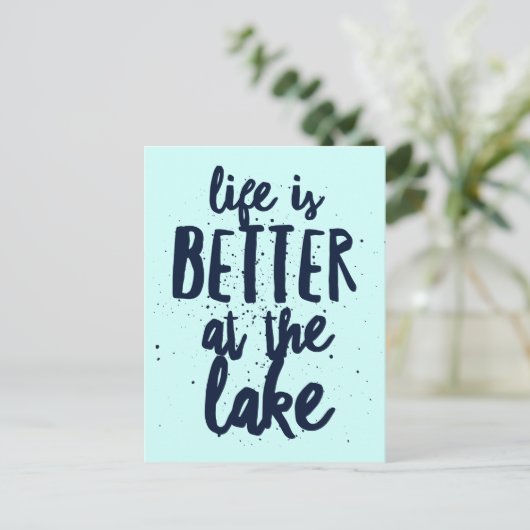 Carte Postale Au lac (Debout devant)