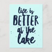 Carte Postale Au lac (Devant)