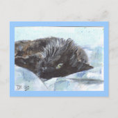 Carte Postale Au lit (Devant)