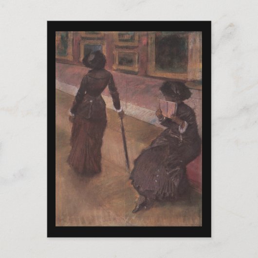 Carte Postale Au Louvre (Devant)