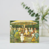 Carte Postale Au Merry Go Round (Debout devant)