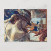 Carte Postale Au miroir | Edgar Degas | (Devant)