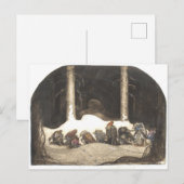 Carte Postale Au Night Christmas John Bauer (Devant / Derrière)