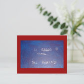 CARTE POSTALE AU NOM DE JÉSUS - 1118 (Debout devant)