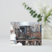 Carte Postale Au poste de tir (Debout devant)