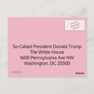 Carte postale au président Trump