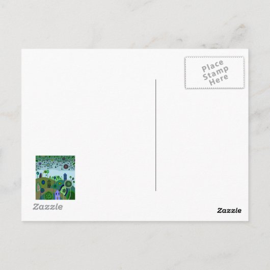 Carte Postale Au Printemps (Dos)