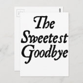 Carte Postale au revoir (Devant / Derrière)