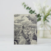 Carte Postale "Au spectacle aérien" (Debout devant)