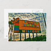 Carte Postale Au sud de la frontière (Devant / Derrière)