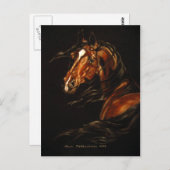 Carte Postale Au vent (Devant / Derrière)