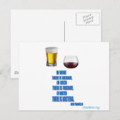 Carte Postale Au Vin... (Devant / Derrière)