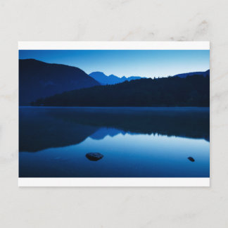 Carte Postale Aube au lac Bohinj en Slovénie