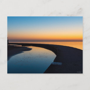 Carte Postale Aube du phare de North Chicago