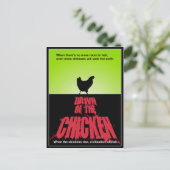 Carte Postale AUBE du POULET (Debout devant)