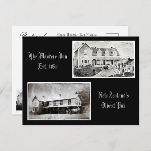 Carte Postale auberge (Devant / Derrière)