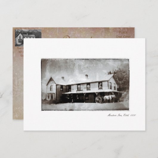 Carte Postale auberge (Devant / Derrière)