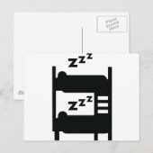 Carte Postale auberge pour lits superposés (Devant / Derrière)