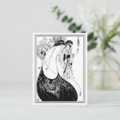 Carte postale : Aubrey Beardsley - La jupe Peacock (Debout devant)