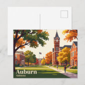Carte Postale Auburn Alabama (Devant / Derrière)