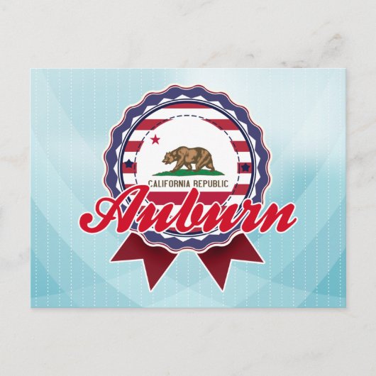 Carte Postale Auburn, CA (Devant)
