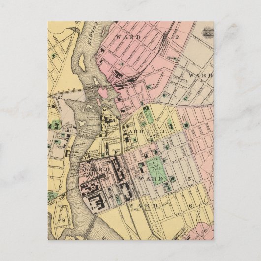 Carte Postale Auburn, Lewiston (Devant)