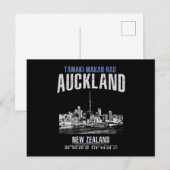 Carte Postale Auckland (Devant / Derrière)