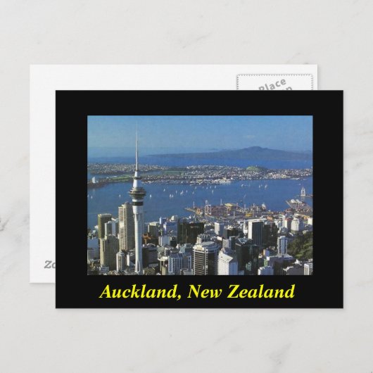 Carte postale Auckland (Devant / Derrière)