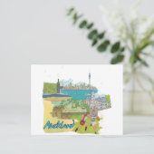 Carte Postale Auckland (Debout devant)