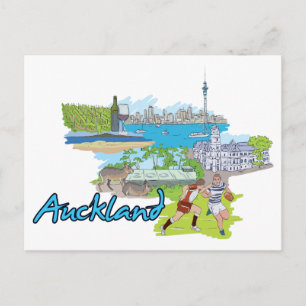 Carte Postale Auckland, Nouvelle-Zélande