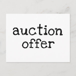 Carte Postale Auction