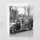 Carte Postale Aucun Badge de Sécurité Attribué, 1910s (Devant / Derrière)