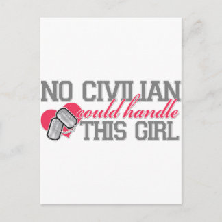 Carte Postale Aucun civil ne pouvait s'occuper de cette fille