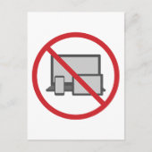 Carte Postale Aucun écran (Devant)