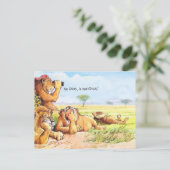 Carte Postale Aucun gnus (Debout devant)