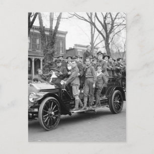 Carte Postale Aucun insigne de sécurité délivré, années 1910