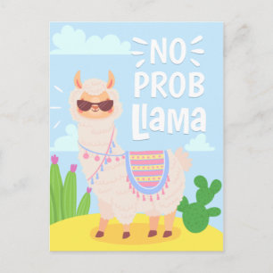 Carte Postale Aucun nom ProbLlama