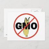 Carte Postale Aucun OGM (Devant / Derrière)