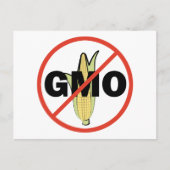 Carte Postale Aucun OGM (Devant)