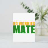 Carte Postale aucun problème partenaire (Debout devant)