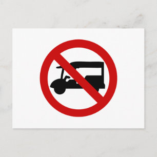 Carte Postale AUCUN TAXI Tuk-Tuk ⚠ Route de Thaïlande ⚠